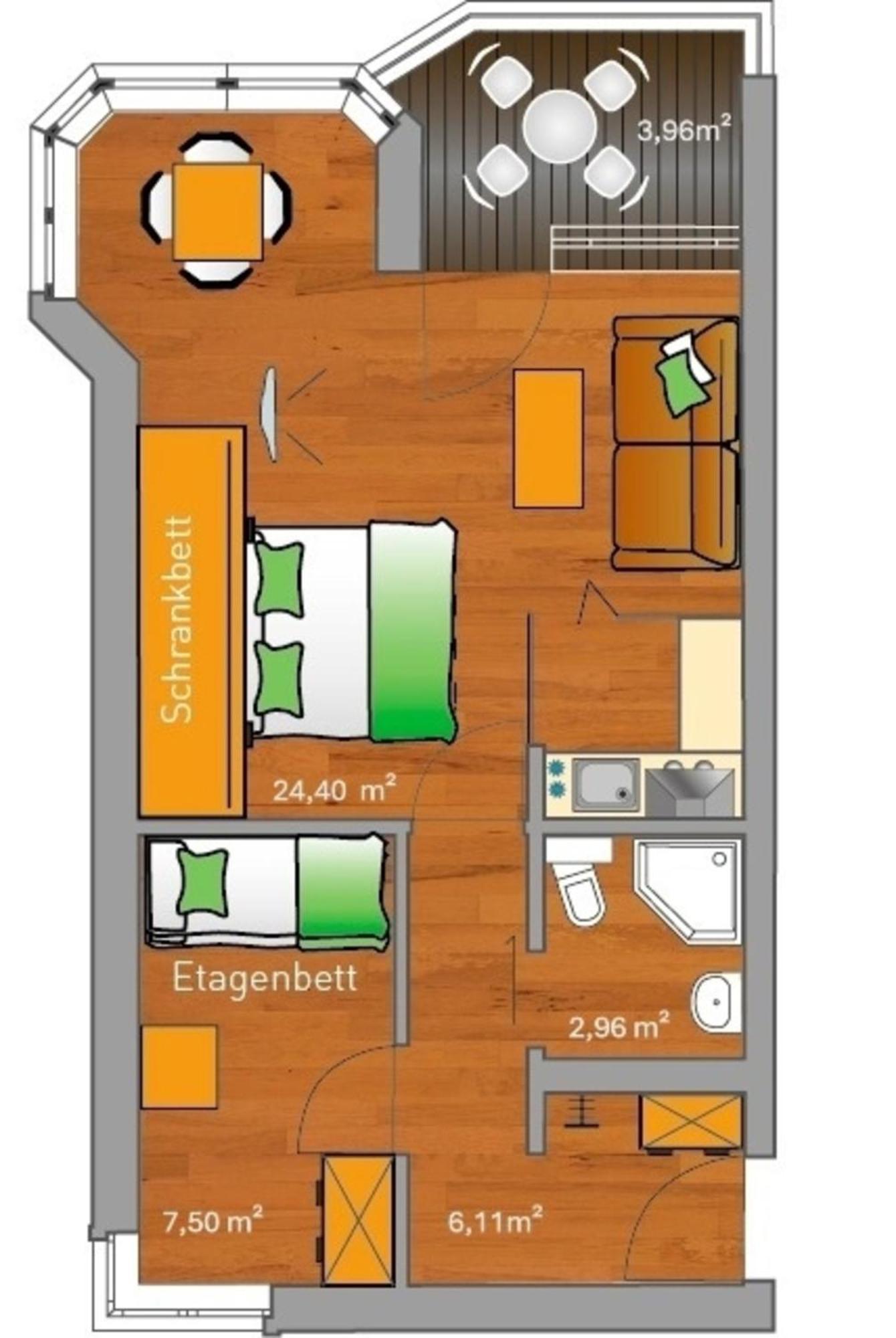 דירות נוישטאדט אין הולשטיין Ancora Marina Haus 1 Nr 03, Typ 1 מראה חיצוני תמונה